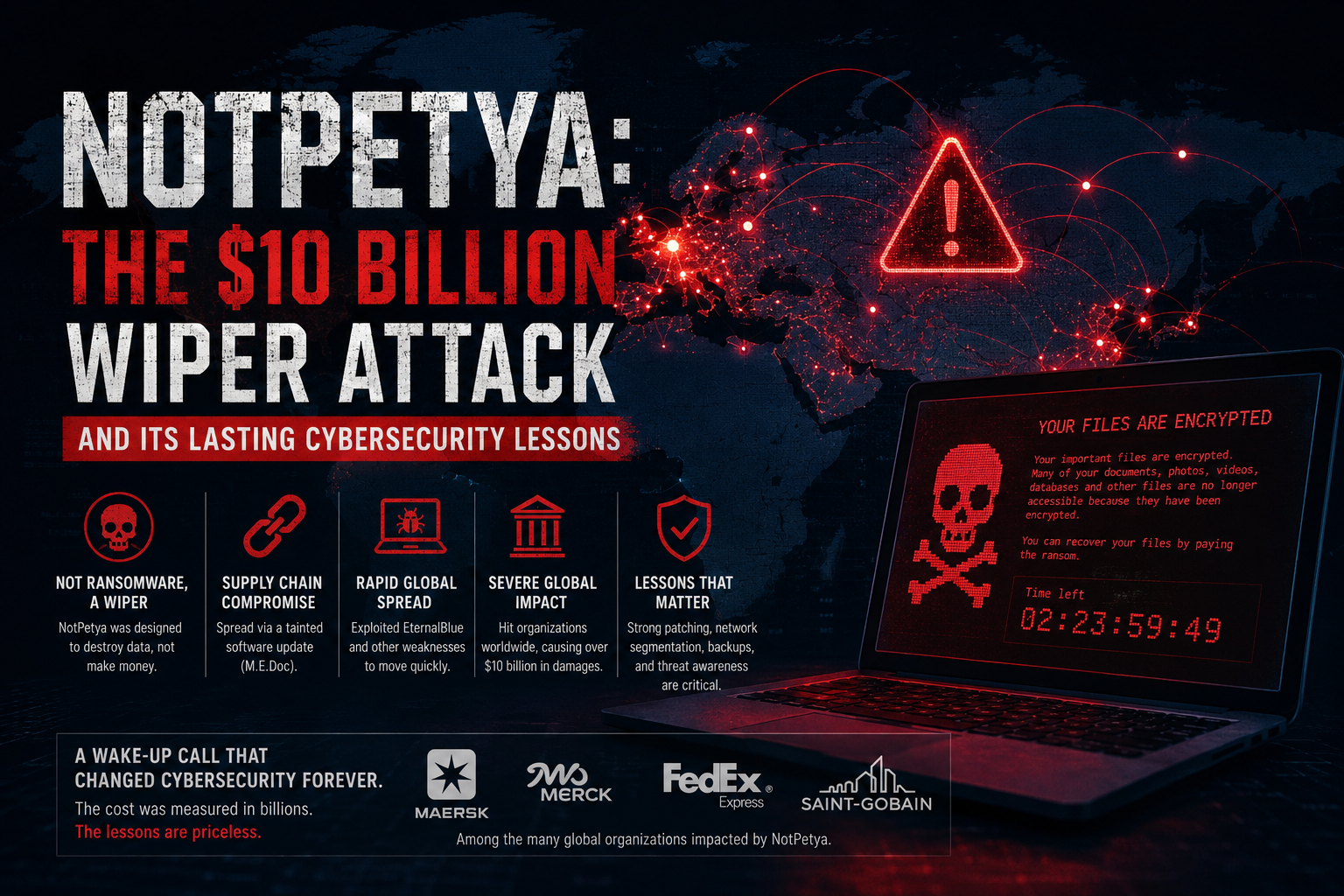 NotPetya: Unpacking the $10 Billion Wiper Attack and Its Lasting Cybersecurity Lessons