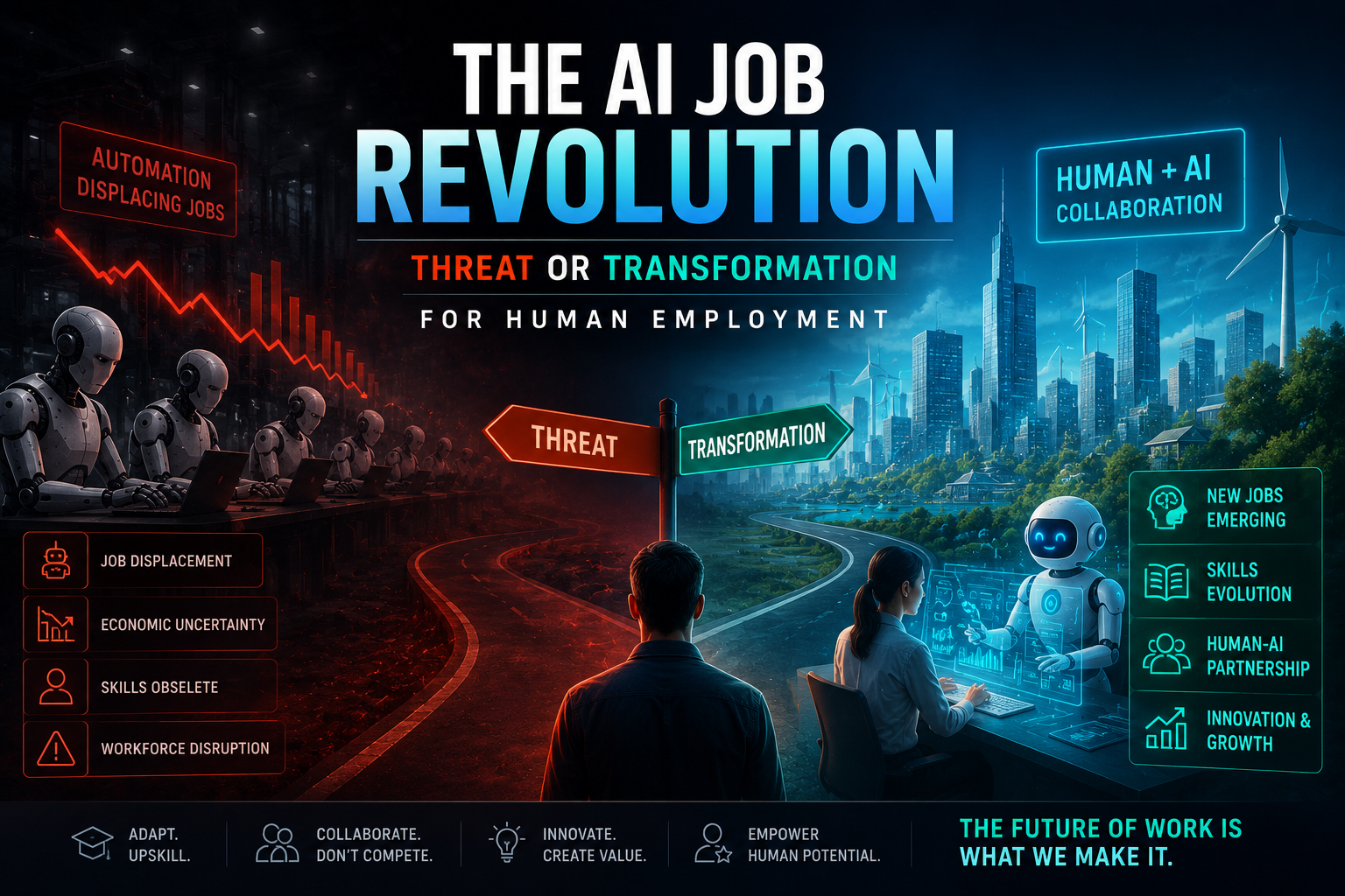 The AI Job Revolution: Threat or Transformation for Human Employment?