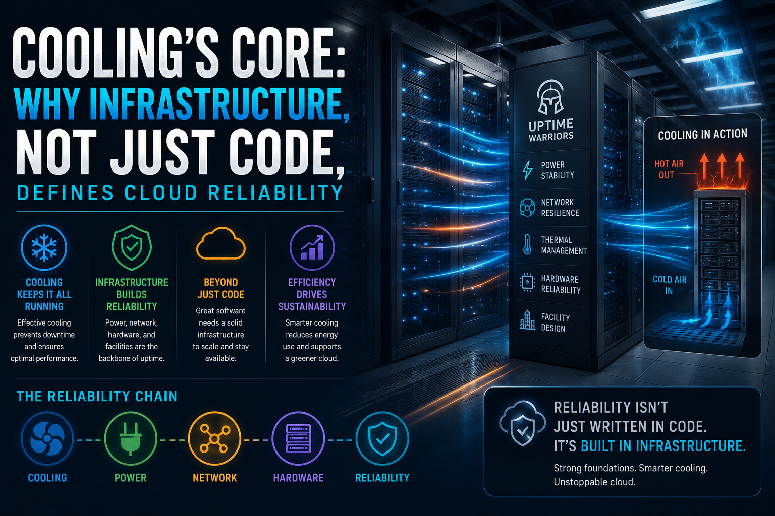 Cooling's Core: Why Infrastructure, Not Just Code, Defines Cloud Reliability