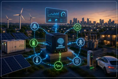 Edge Intelligence for Real‑Time Microgrid Control: Slashing Latency and Communication Overhead