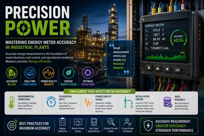 Precision Power: Mastering Energy Meter Accuracy in Industrial Plants