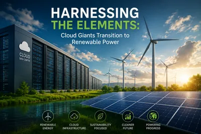 Harnessing the Elements: Cloud Giants' Transition to Renewable Power